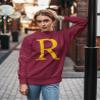 ALLNTRENDS Adult Sweatshirt R Harry Christmas Cool Fans Xmas Party (US, Alpha, Medium, Regular, Regular, Maroon) view 2