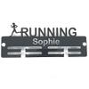 Super Cool Creation Personalised"Runner" Medal Hanger - Graphite Grey view 1