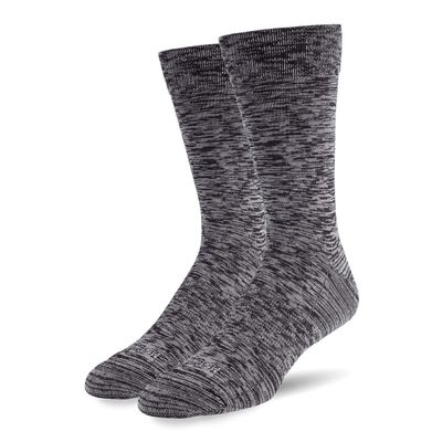 Mr. Davis Moisture Wicking Performance Everyday Socks - Comfortable and Stylish Mens Sock - Single Pair of Socks for Casual Wear - Black Pixel One Size