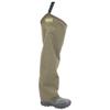FROGG TOGGS Brush Hogg Heavy-Duty Nylon Bootfoot Hip Waterproof Fishing Wader for Fishing, Cleated Outsole, Brown, 9 view 1