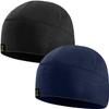 Temple Tape Tactical Fleece Watch Cap Beanie  Skull Cap Fleece Hat - 2 Pack Black/Navy - XL (for Larger Heads) view 1