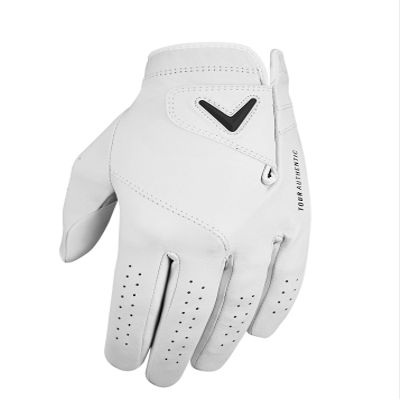Callaway Golf Tour Authentic Glove (Worn on Left Hand, Cadet (Short Fingers), Medium/Large, White 2019)