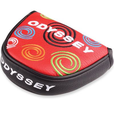Odyssey Tour Swirl Putter Head Cover (Mallet, Standard, Red)