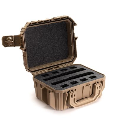 Seahorse 430 Heavy Duty 4 Pistol Case - TSA Approved/Mil Spec / IP67 Waterproof/USA Made for Firearms, Pistols, Handguns; Stores 2 Pistols and 8 Magazines