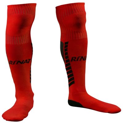 Rinat YouthSoccer Over the Knee Goalkeeper Socks (Red, Youth Large (4-6))