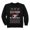 The Vet Removed My Jingle Bells Funny Reindeer Sweatshirt Sweatshirt view 1