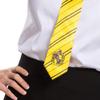Disguise Harry Potter Hufflepuff Necktie Costume Accessory, Yellow & Black, Adult Size view 2