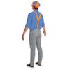 Blippi Costume Kit for Adult, Official Blippi Outfit with Hat Glasses and Bowtie Costume Accessories view 2