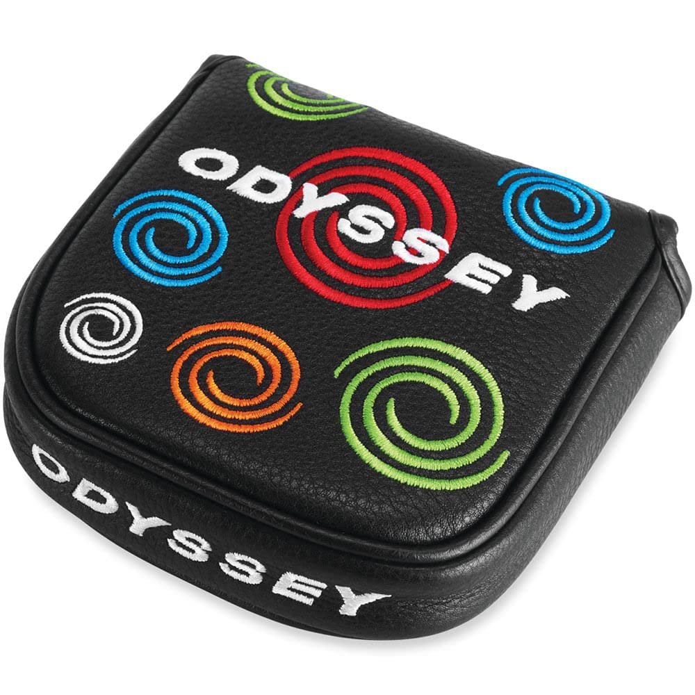Odyssey Tour Swirl Putter Head Cover (Mallet, Small, Black)