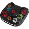 Odyssey Tour Swirl Putter Head Cover (Mallet, Small, Black) view 2