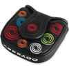 Odyssey Tour Swirl Putter Head Cover (Mallet, Small, Black) view 3