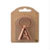 IF Metal Letter Keyring Personalised Alphabet Letters - Rose Gold - A view 1