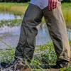 FROGG TOGGS mens Brush Hogg Heavy-Duty Nylon Bootfoot Hip Wader, Cleated Outsole, Brown , 8 view 2