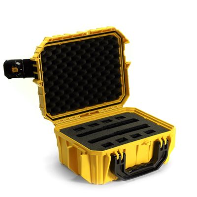Seahorse 430 Heavy Duty 4 Pistol Case - TSA Approved/Mil Spec / IP67 Waterproof/USA Made for Firearms, Pistols, Handguns; Stores 2 Pistols and 8 Magazines
