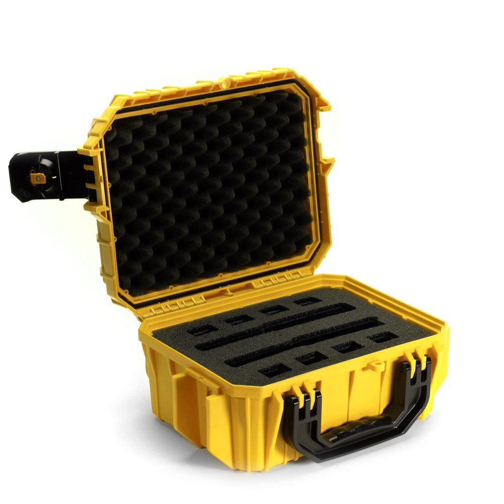 Seahorse 430 Heavy Duty 4 Pistol Case - TSA Approved/Mil Spec / IP67 Waterproof/USA Made for Firearms, Pistols, Handguns; Stores 2 Pistols and 8 Magazines