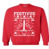 ALLNTRENDS Adult Sweatshirt Festivus Anti Christmas Secular Holiday Complain Top (3XL, Red) view 1