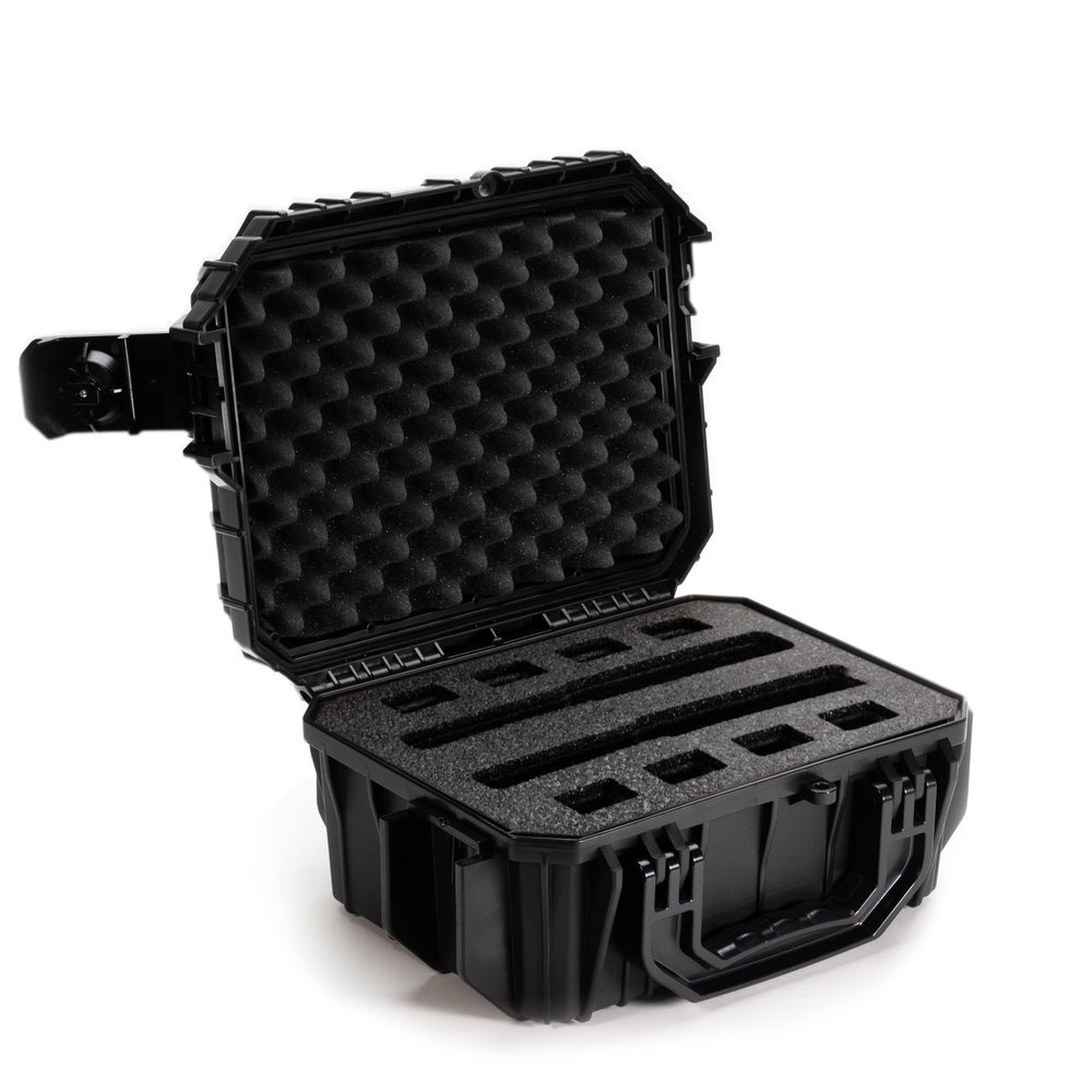 Seahorse 430 Heavy Duty 2 Pistol Case - TSA Approved/Mil Spec / IP67 Waterproof/USA Made for Firearms, Pistols, Handguns; Stores 2 Pistols and 8 Magazines