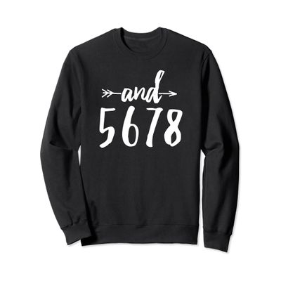 And 5678 Dance Music Teacher Sweatshirt Gift