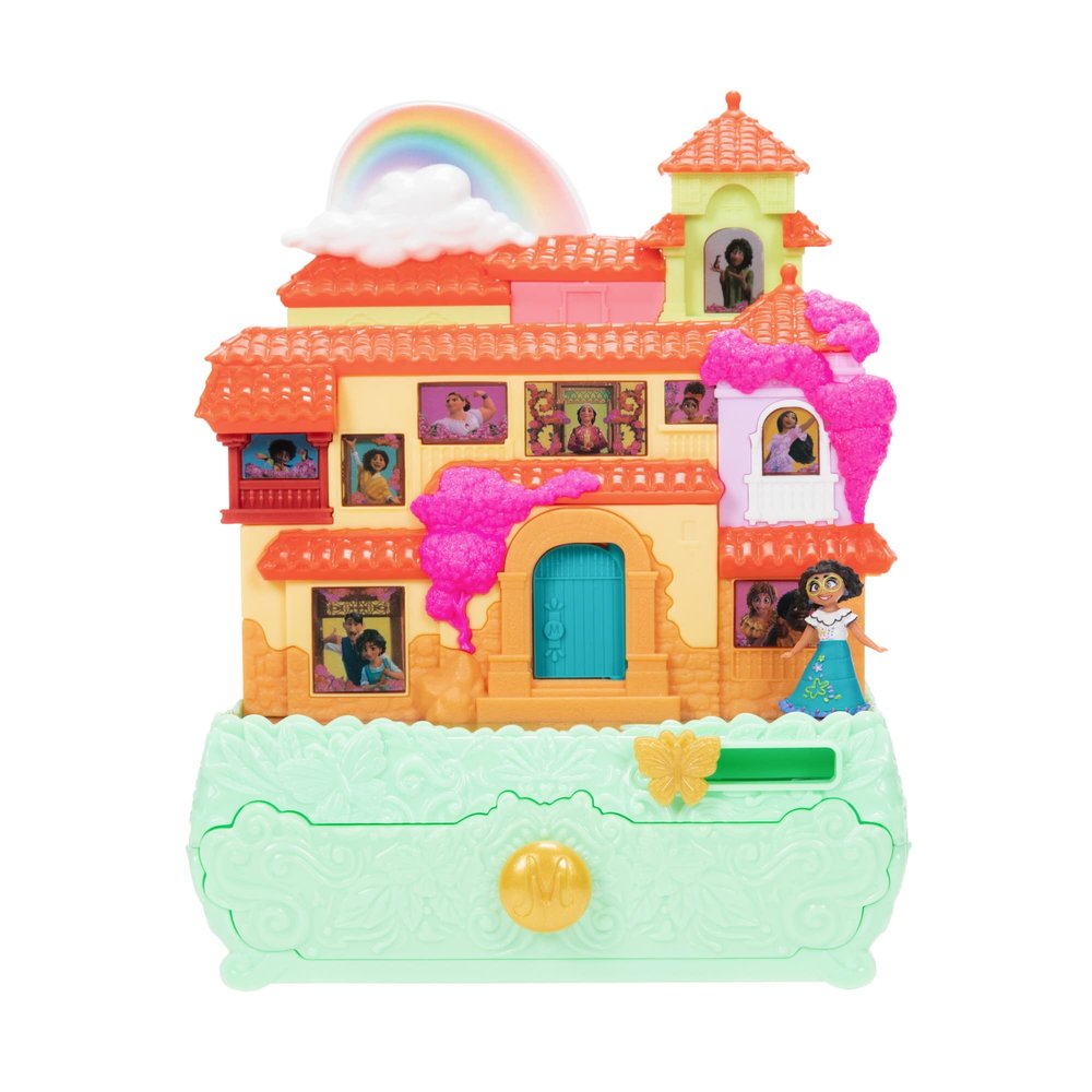 Disney Encanto Magical Casa Madrigal Jewelry Box Plays We Dont Talk About Bruno, The Family Madrigal & Surface Pressure Songs
