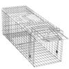 HomGarden Live Animal Cage Trap 32'' Steel Humane Release Rodent Cage for Rabbits, Stray Cat, Squirrel, Raccoon, Mole, Gopher, Chicken, Opossum, Skunk, Chipmunks, Groundhog Squire view 2