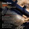 FIDLOCK Twist Bottle 450ml/15oz + Universal Base Set | New Leak-Proof, Self-Sealing Bottle Cap | Bike Water Bottle Holder with No Screws & Attached Bottle | Cage Free Magnetic Rack | Smoke view 3