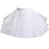 Kumeng Kids White Mini 3 Layers Apparel Half Slips Wedding Flower Girl Petticoat/Underskirt/Crinoline Slips (White) view 1