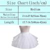 Kumeng Kids White Mini 3 Layers Apparel Half Slips Wedding Flower Girl Petticoat/Underskirt/Crinoline Slips (White) view 2