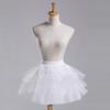 Kumeng Kids White Mini 3 Layers Apparel Half Slips Wedding Flower Girl Petticoat/Underskirt/Crinoline Slips (White) view 3