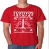 ALLNTRENDS Men's T Shirt Festivus Anti Christmas Secular Holiday Funny Complain (2XL, Red) view 1