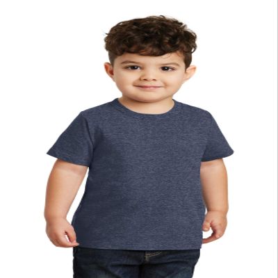 Port & Company Toddler Fan Favorite Tee 2T Heather Navy