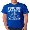 ALLNTRENDS Men's T Shirt Festivus Anti Christmas Secular Holiday Funny Complain (S, Royal Blue) view 1