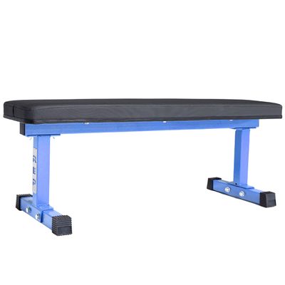 REP Fitness Flat Weight Bench, FB-3000, Blue, Heavy Duty Workout Bench For Home Gym, Folding Fitness Equipment For Strength Training, Adjustable Utility Platform For Dumbbells, Barbell