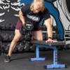 REP Fitness Flat Weight Bench, FB-3000, Blue, Heavy Duty Workout Bench For Home Gym, Folding Fitness Equipment For Strength Training, Adjustable Utility Platform For Dumbbells, Barbell view 4