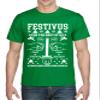 ALLNTRENDS Men's T Shirt Festivus Anti Christmas Secular Holiday Funny Complain (L, Irish Green) view 1
