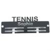 Super Cool Creation Personalised"Tennis" Medal Hanger - Purple view 1