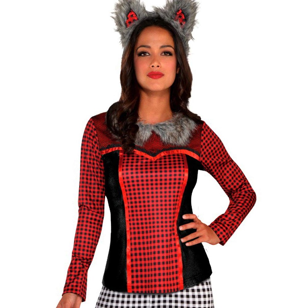 Amscan 848887 Adult Red Riding Hood Long Sleeve Top, Large/XLarge Size