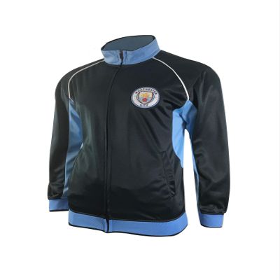 Icon Sports Manchester City Official Licensed Track Jacket for Men (Adult XL, Navy)
