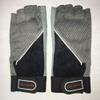 Blue Gel Mesh Net Fingerless Driving Weight Training Cycling Wheelchair Gloves Large view 1