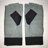 Blue Gel Mesh Net Fingerless Driving Weight Training Cycling Wheelchair Gloves Large view 2