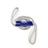 Boat Line Rope Bungee - Heavy Duty Line for Launching, Retrieving, Mooring and Docking (White/Blue, 10 Feet) view 1