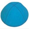 A1 Skullcap Suede Fabric Kippot Single or Bulk Kippah Optional Custom Imprinting Inside for Your Speacial Event  Turquoise view 1