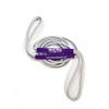 Boat Line Rope Bungee - Heavy Duty Line for Launching, Retrieving, Mooring and Docking (White/Purple, 25 Feet) view 1