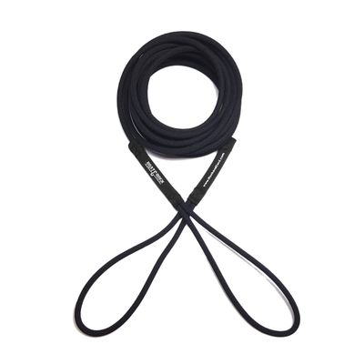Boat Line Rope Bungee - Heavy Duty Line for Launching, Retrieving, Mooring and Docking (Black/Black, 15 Feet)