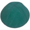 A1 Skullcap Suede Fabric Kippot Single or Bulk Kippah Optional Custom Imprinting Inside for Your Speacial Event  Teal view 1
