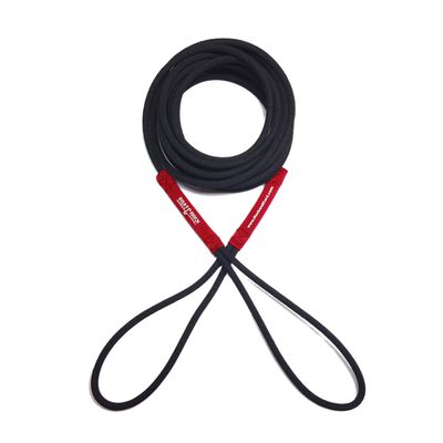 Boat Line Rope Bungee - Heavy Duty Line for Launching, Retrieving, Mooring and Docking (Black/Red, 15 Feet)