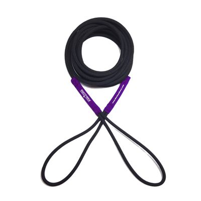 Boat Line Rope Bungee - Heavy Duty Line for Launching, Retrieving, Mooring and Docking (Black/Purple, 25 Feet)