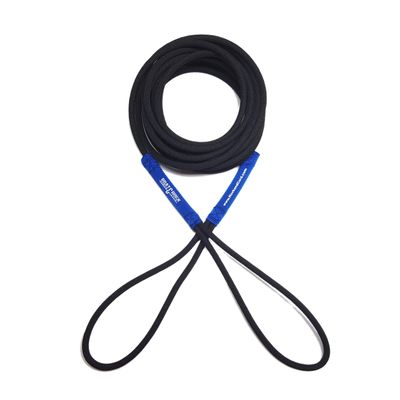 Boat Line Rope Bungee - Heavy Duty Line for Launching, Retrieving, Mooring and Docking (Black/Blue, 10 Feet)