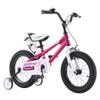 RoyalBaby Freestyle 16 Inch Kids Bike with Training Wheels, Kickstand, Water Bottle and Holder, and Reflectors for Boys and Girls Ages 4 to 7, Fuchsia view 1