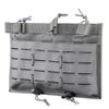 JINJULI Tactical Molle Triple Magazine Pouch for AR AK G36 M14 5.56 7.62 Mags (Gray) view 2