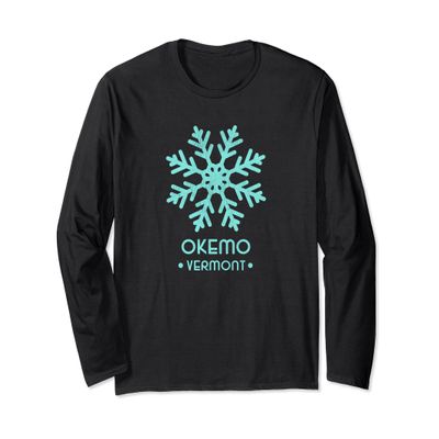 Okemo Vermont Skiing T-Shirt Long Sleeve Ski Tee